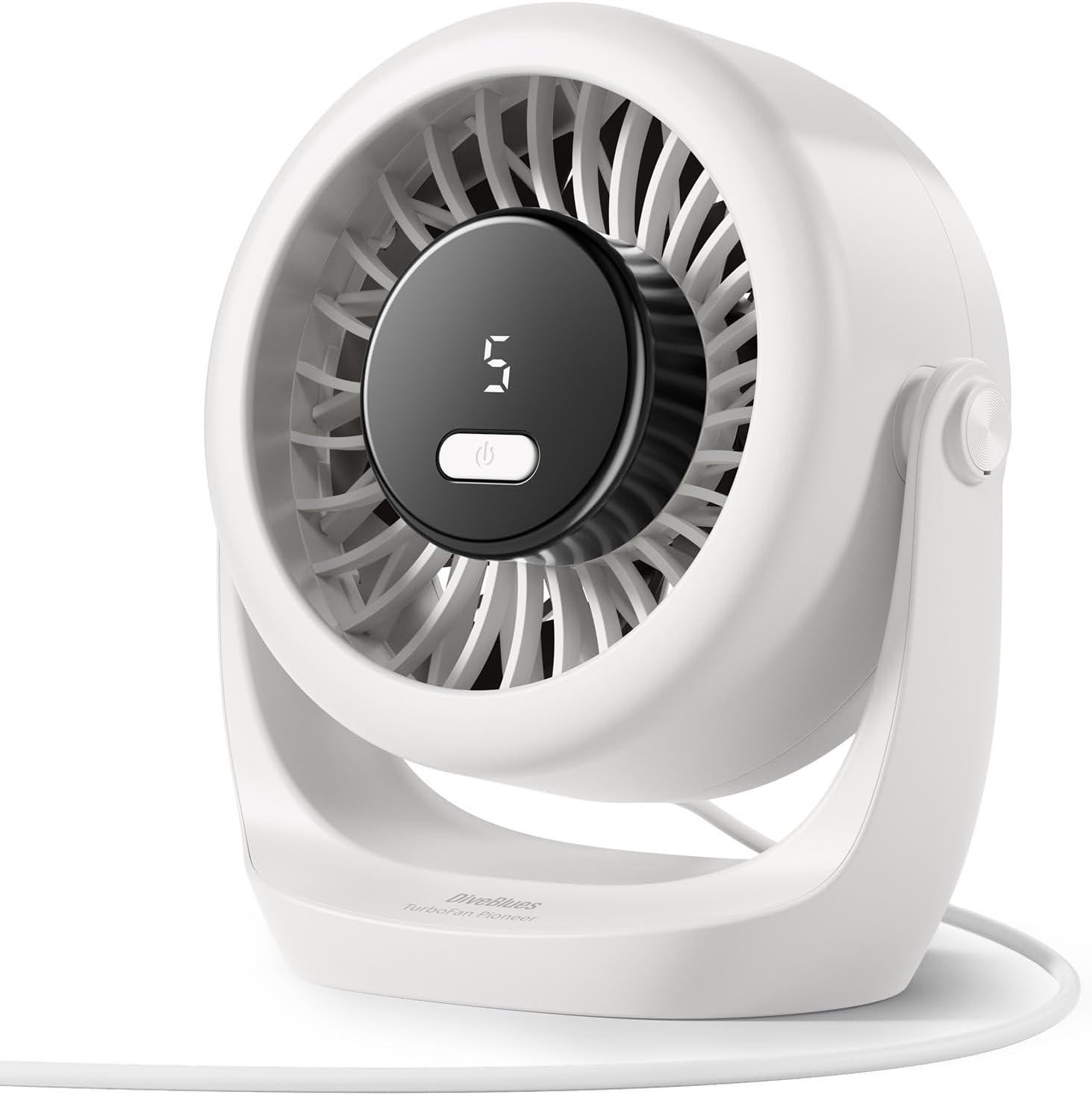 Office Tech Desk - USB Desk Turbo Fan, Ultra-Quiet Mini