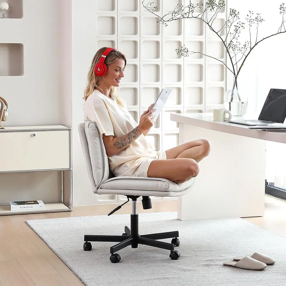 Wheeled Comfortable Desk Chair - Office Tech Desk reseña y precio