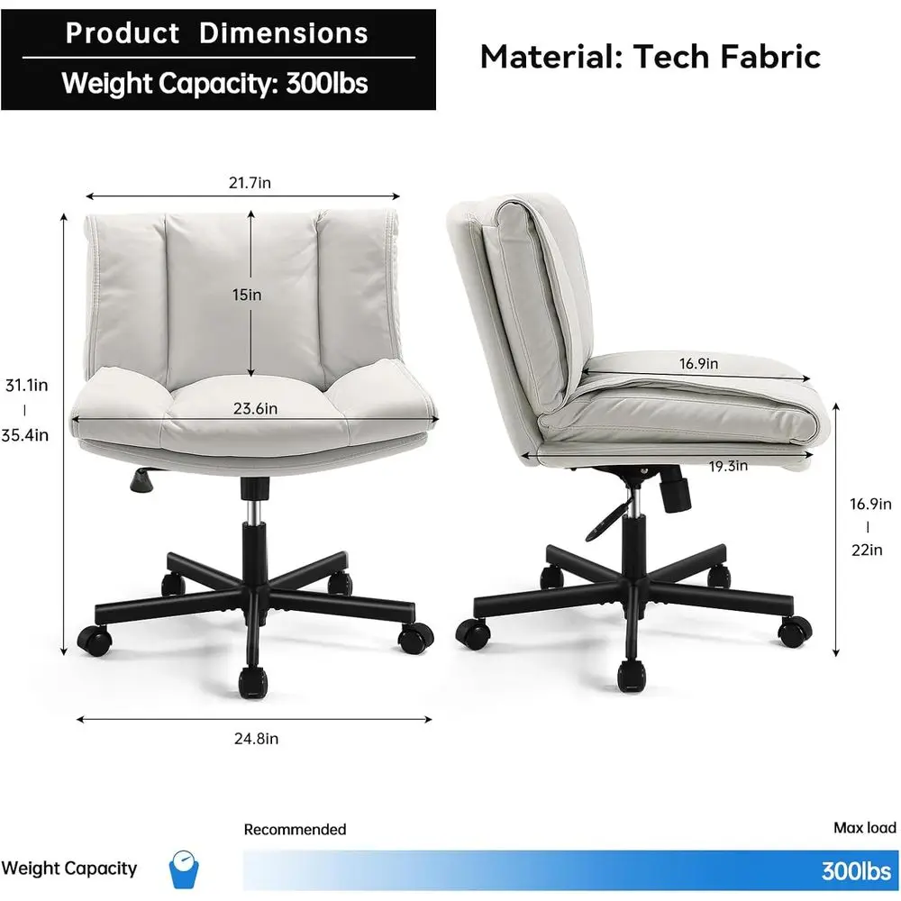 Wheeled Comfortable Desk Chair - Office Tech Desk reseña y precio