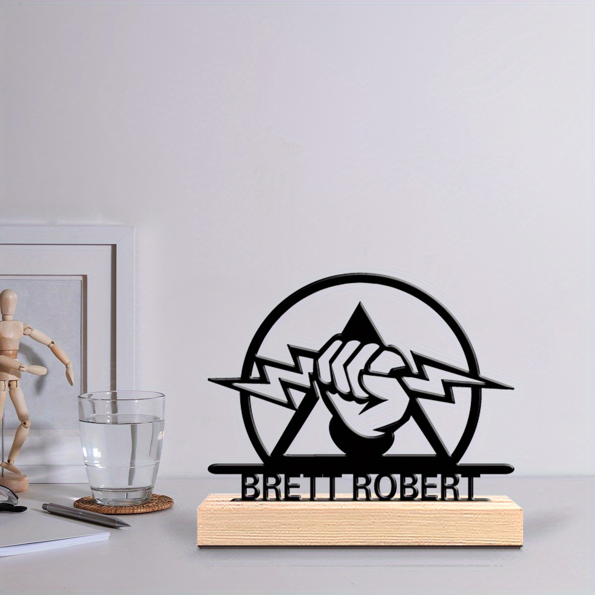 Custom Engraved Electrical Eng - Office Tech Desk reseña y precio