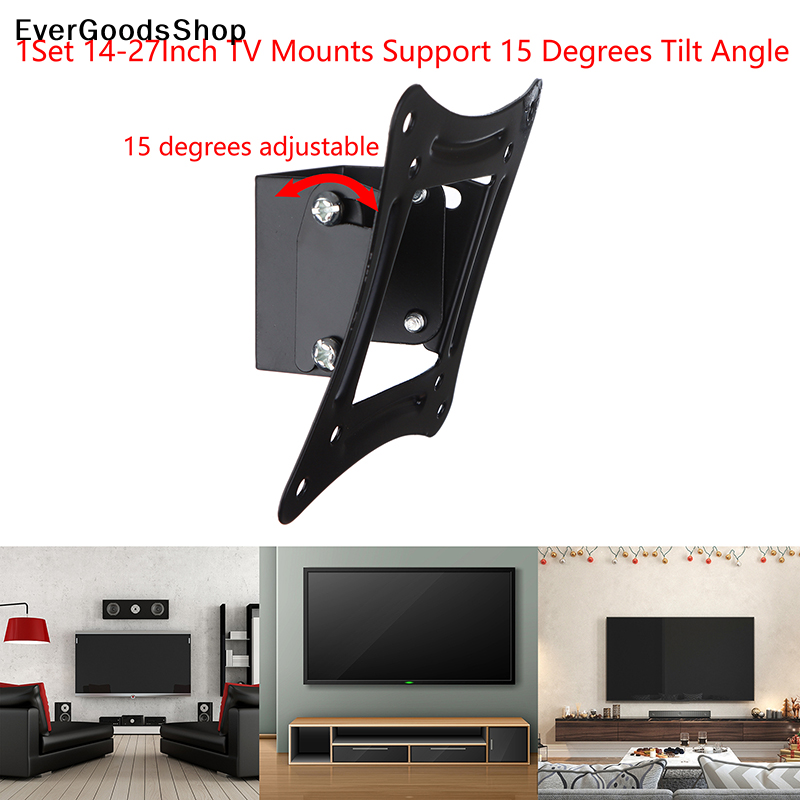 New 1Set 14-27Inch TV Mounts L - Flat Panel Mount Tilt reseña y precio