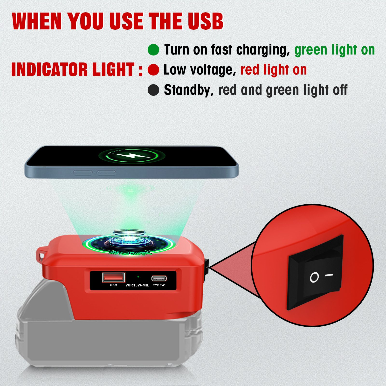 Emergency Charging for Power O - Docking Station Usb C reseña y precio