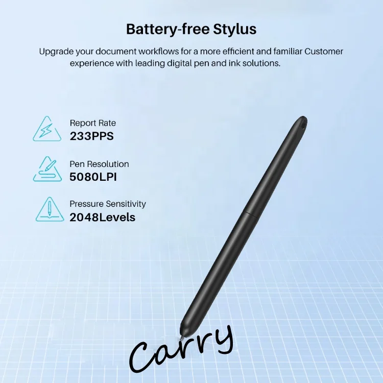 2048 Levels Pressure Sensitivi - Digital Signature Pad reseña y precio