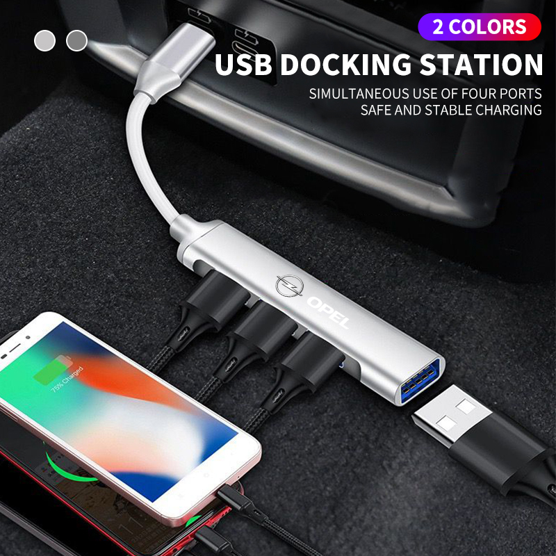 Car USB Hub Splitter Docking S - Docking Station Usb C reseña y precio