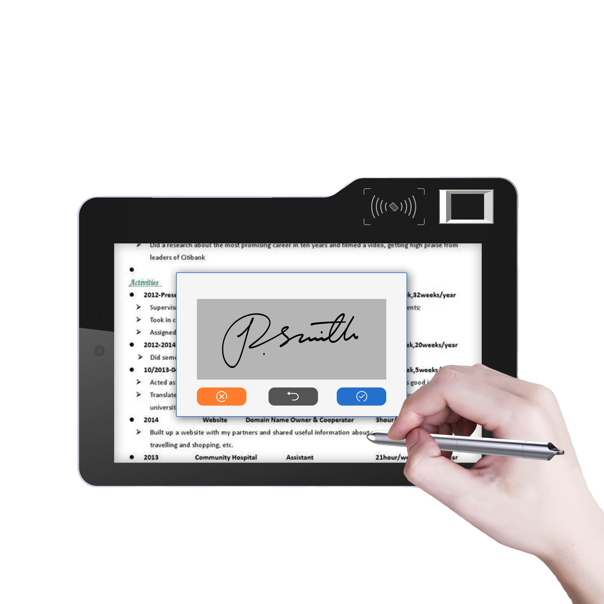 MT610 10.1 Inch Android Tablet - Digital Signature Pad reseña y precio