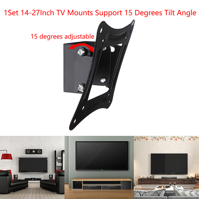 Hot 1Set 14-27Inch TV Mounts L - Flat Panel Mount Tilt reseña y precio