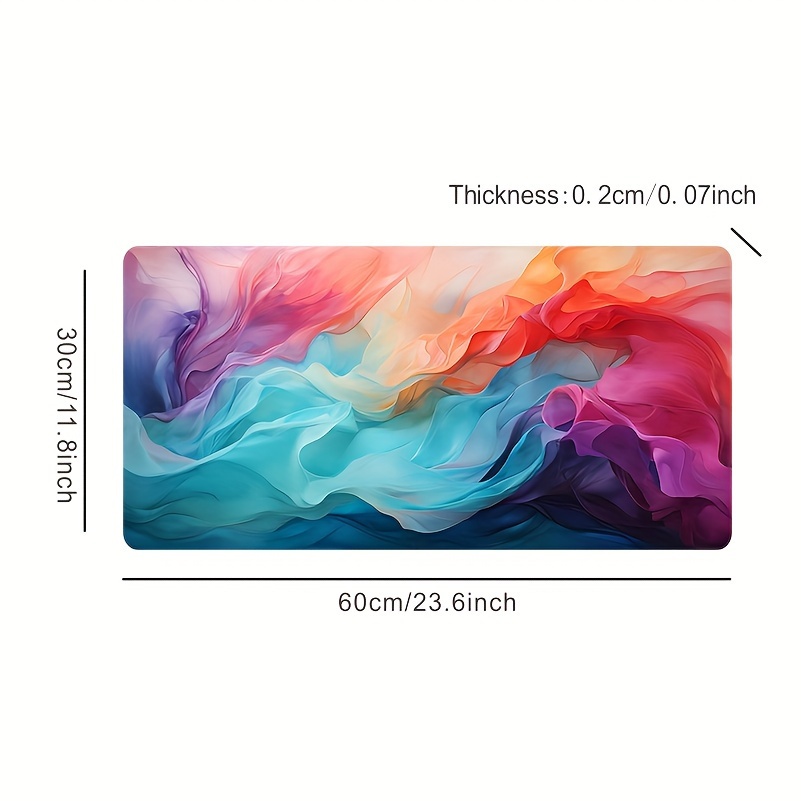 Large Abstract Color Mouse Pad - Office Tech Desk reseña y precio