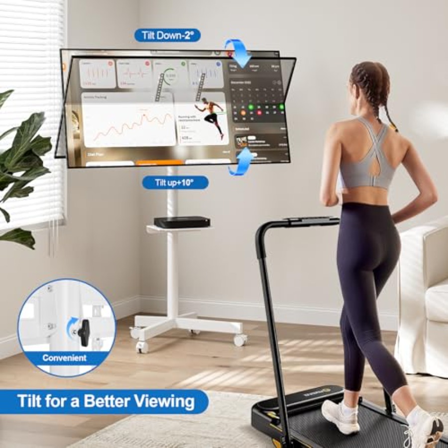 Mobile TV Stand for 23-65 Inch - Flat Panel Mount Tilt reseña y precio