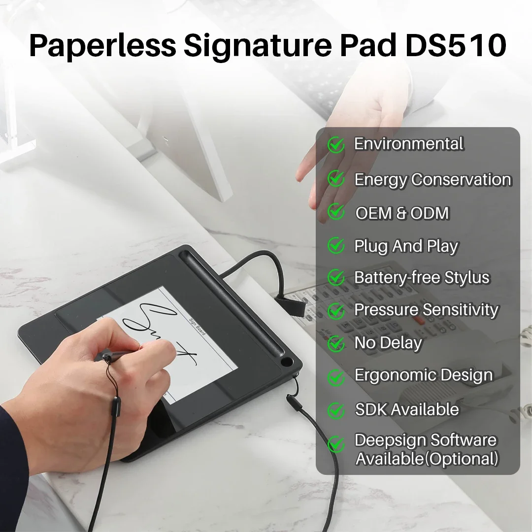 DS510 5 inch electronic digita - Digital Signature Pad reseña y precio