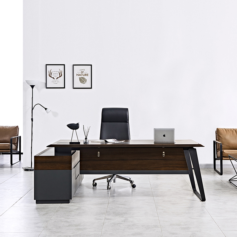 Modern Luxury Wooden Office De - Office Tech Desk reseña y precio