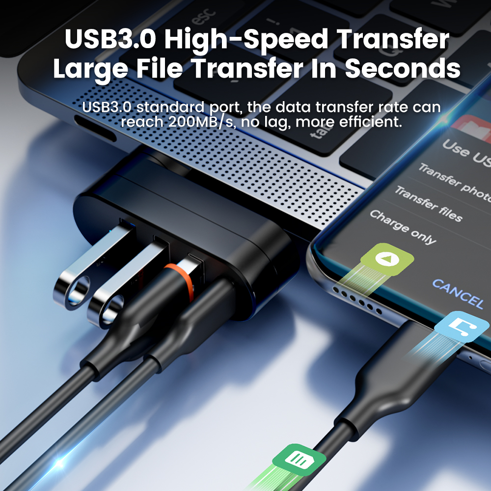 USB 3.0 Power Adapter 180° Rot - Docking Station Usb C reseña y precio