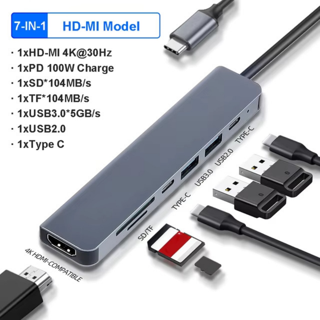 4/7/8/11in1 Docking Hub 4K USB - Docking Station Usb C reseña y precio