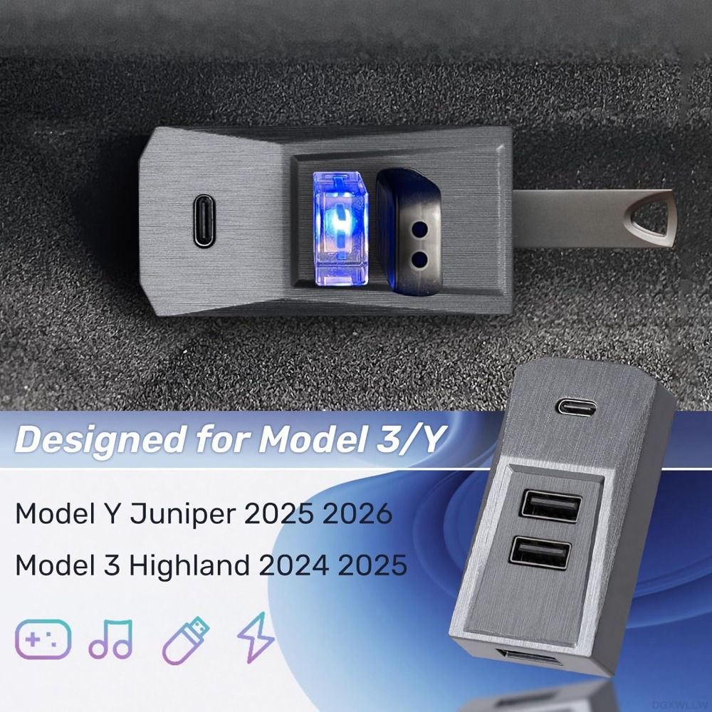 Plug and Play 4 Port Glovebox  - Docking Station Usb C reseña y precio