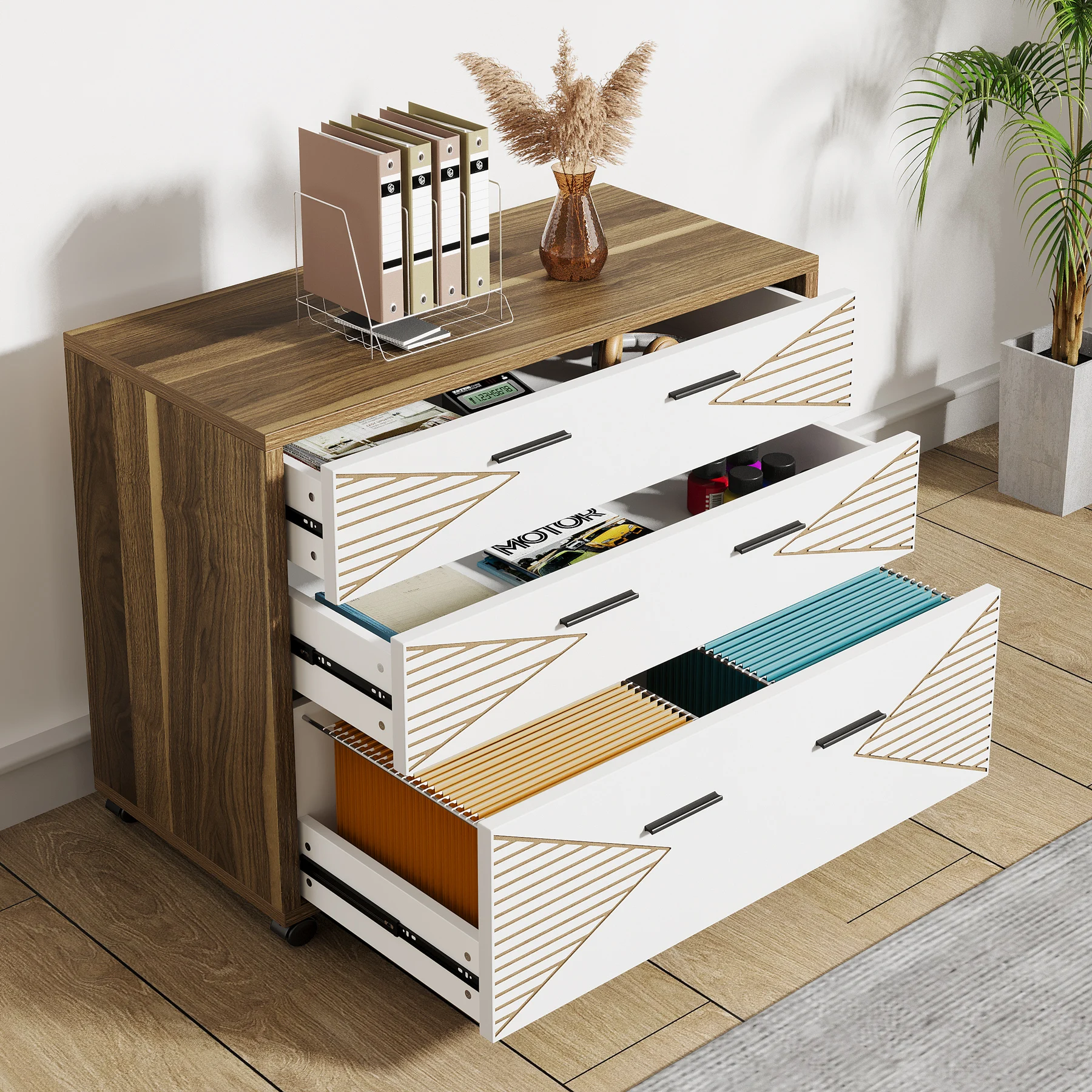 Tribesigns   Modern Luxury L S - Office Tech Desk reseña y precio