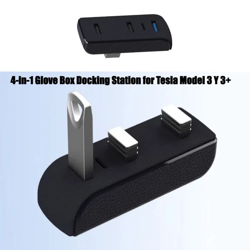 4-in-1 Glove Box Docking Stati - Docking Station Usb C reseña y precio