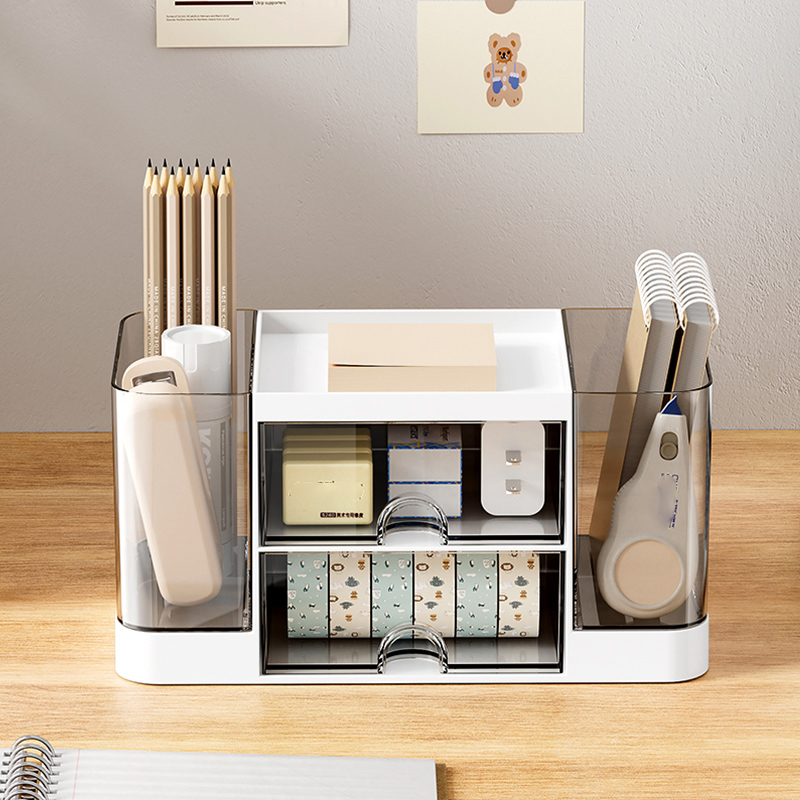 1PC Desk Storage Box with Draw - Office Tech Desk reseña y precio