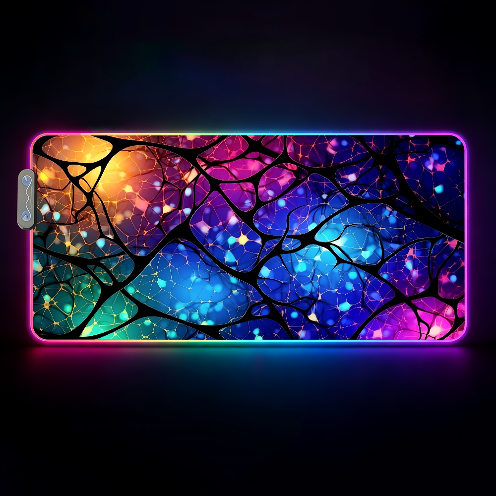 Tech Style Neon Mouse Pad RGB  - Office Tech Desk reseña y precio