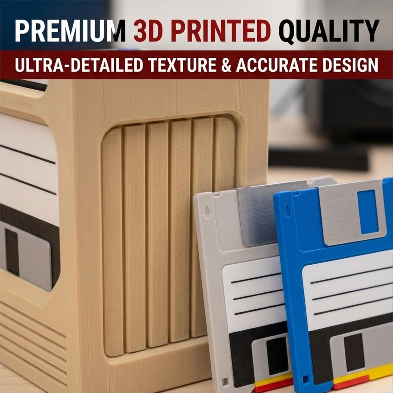 Retro Tech Coaster Holder Set  - Office Tech Desk reseña y precio
