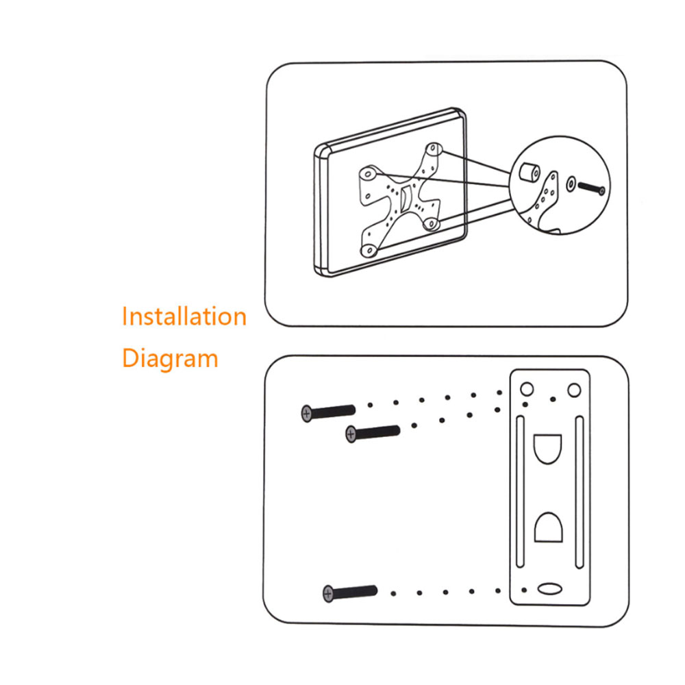 TV Wall Mount Bracket Flat Pan - Flat Panel Mount Tilt reseña y precio