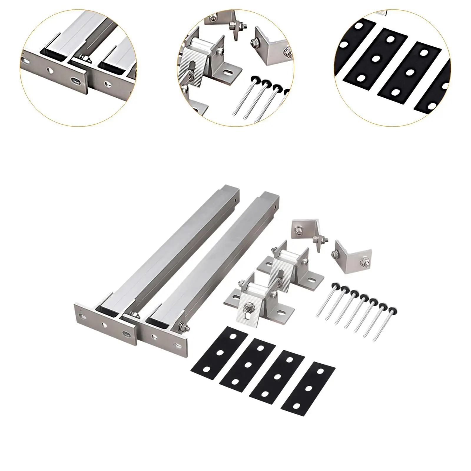 Solar Panel Tilt Mounting Brac - Flat Panel Mount Tilt reseña y precio