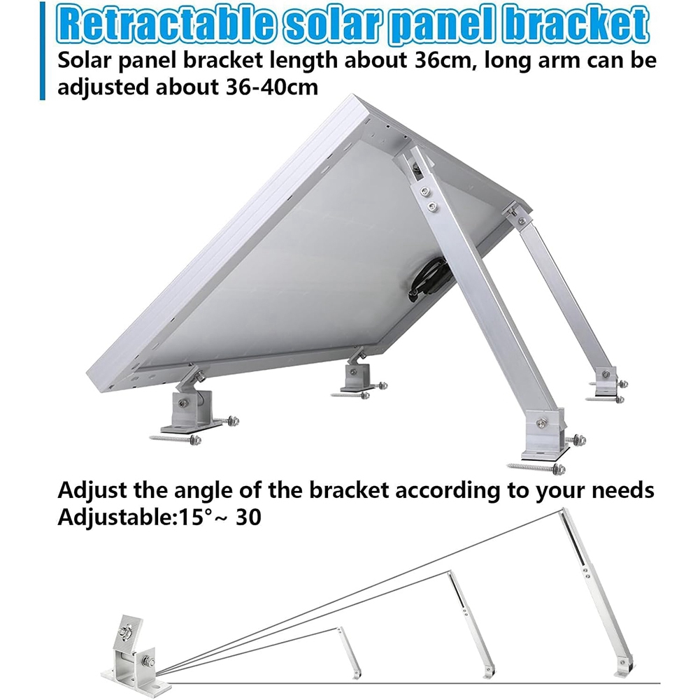 A74E-Adjustable Solar Panel Ti - Flat Panel Mount Tilt reseña y precio