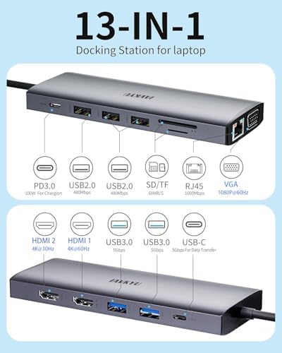 Portable USB C Dock for Multip - Docking Station Usb C reseña y precio