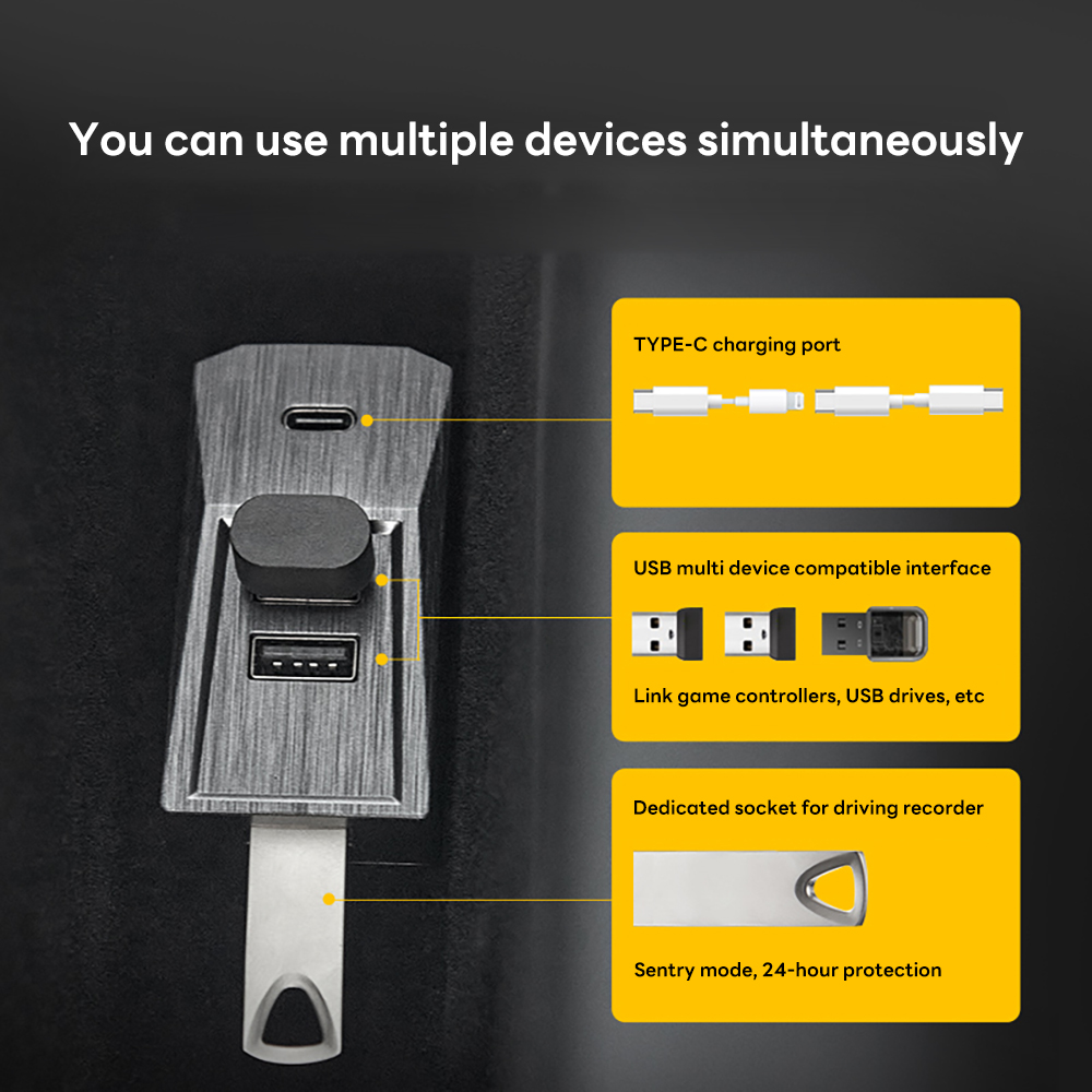 Glovebox USB Hub For Tesla New - Docking Station Usb C reseña y precio