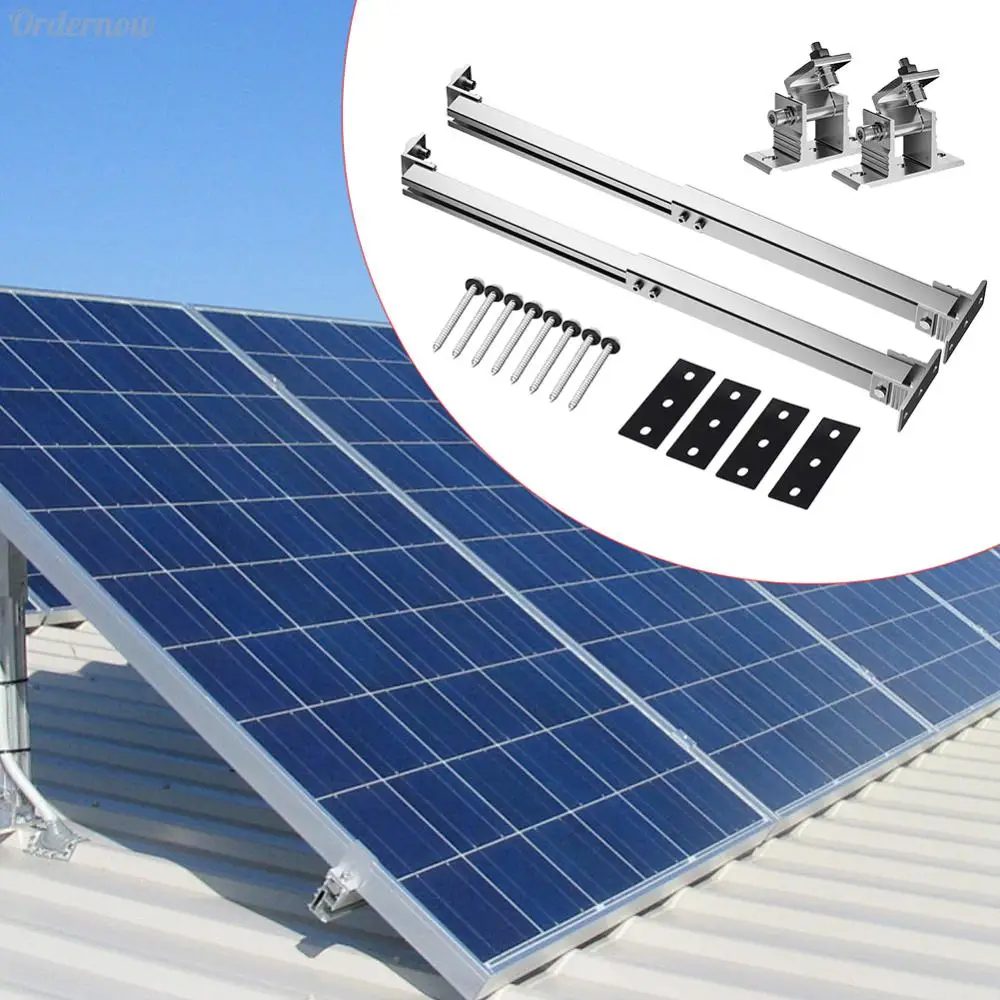 Solar Panel Tilt Bracket Adjus - Flat Panel Mount Tilt reseña y precio